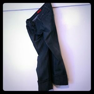AG The Ginger pleated cropped jean. 25